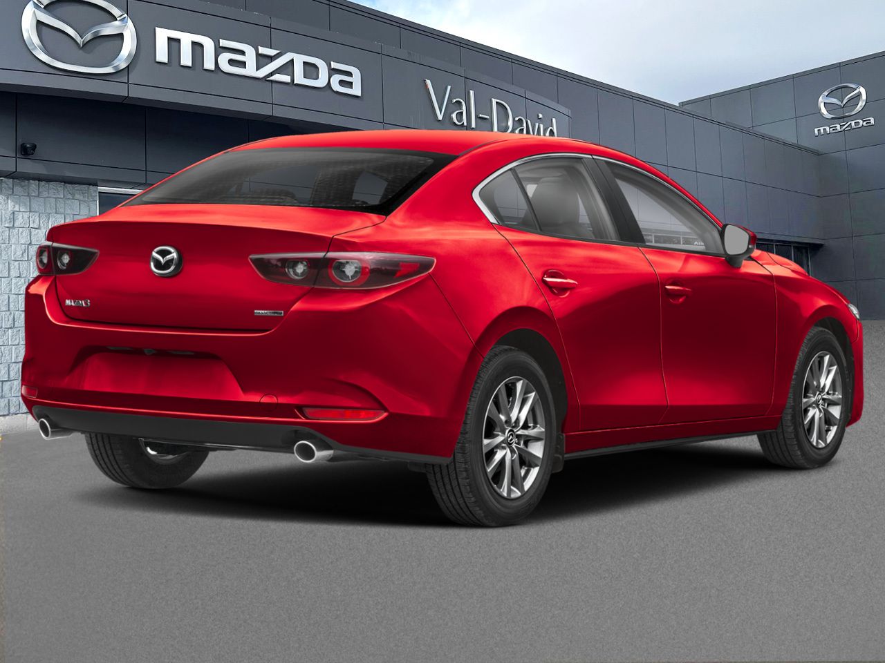 Mazda Mazda3 GS TI i-ACTIV BA 2026 Rouge vibrant cristal m&eacute;tallis&eacute; Val-David - photo #2