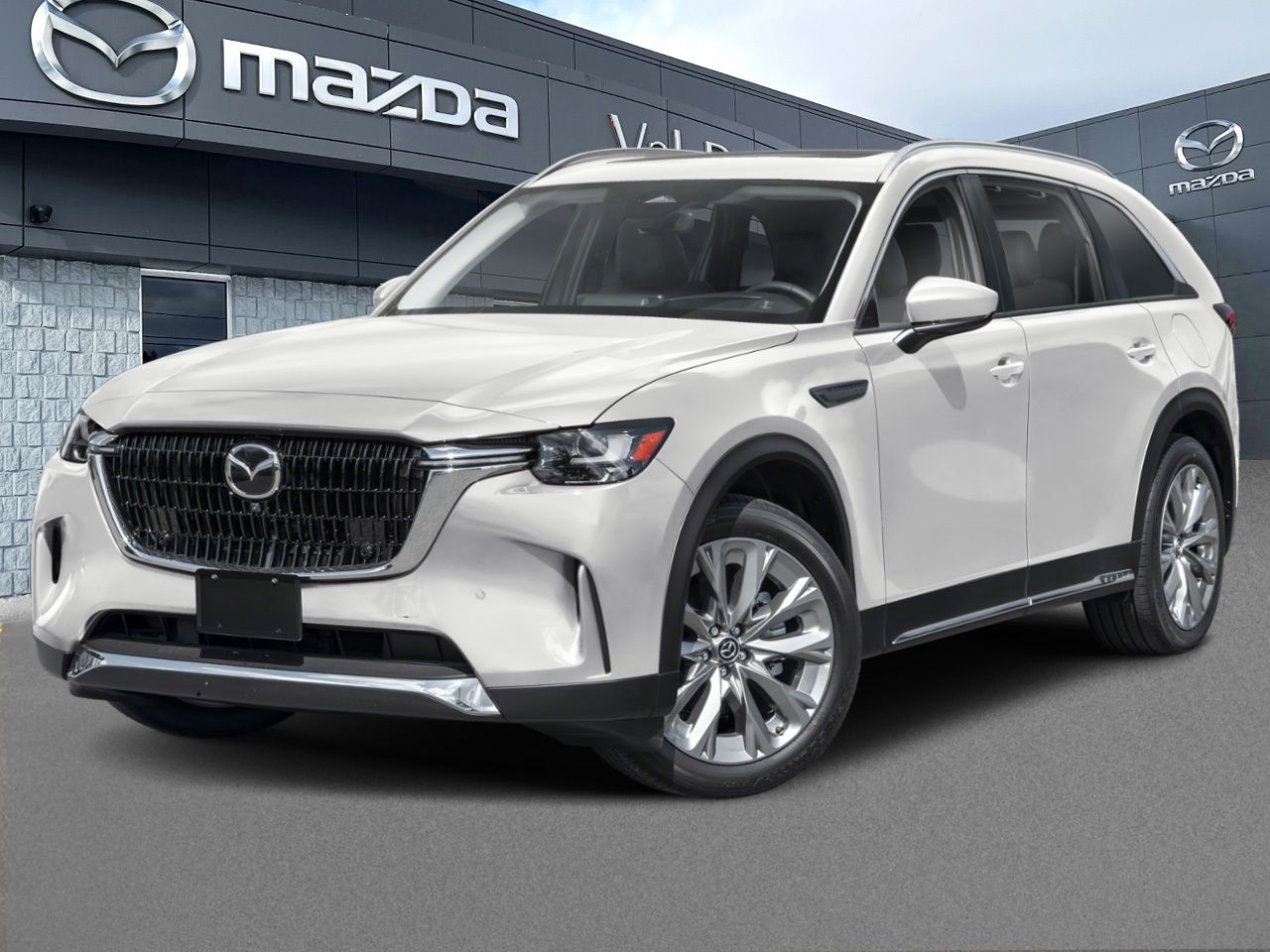 Mazda CX-90 hybride l&eacute;ger GT TI, MHEV 2026 Blanc Val-David - photo #0