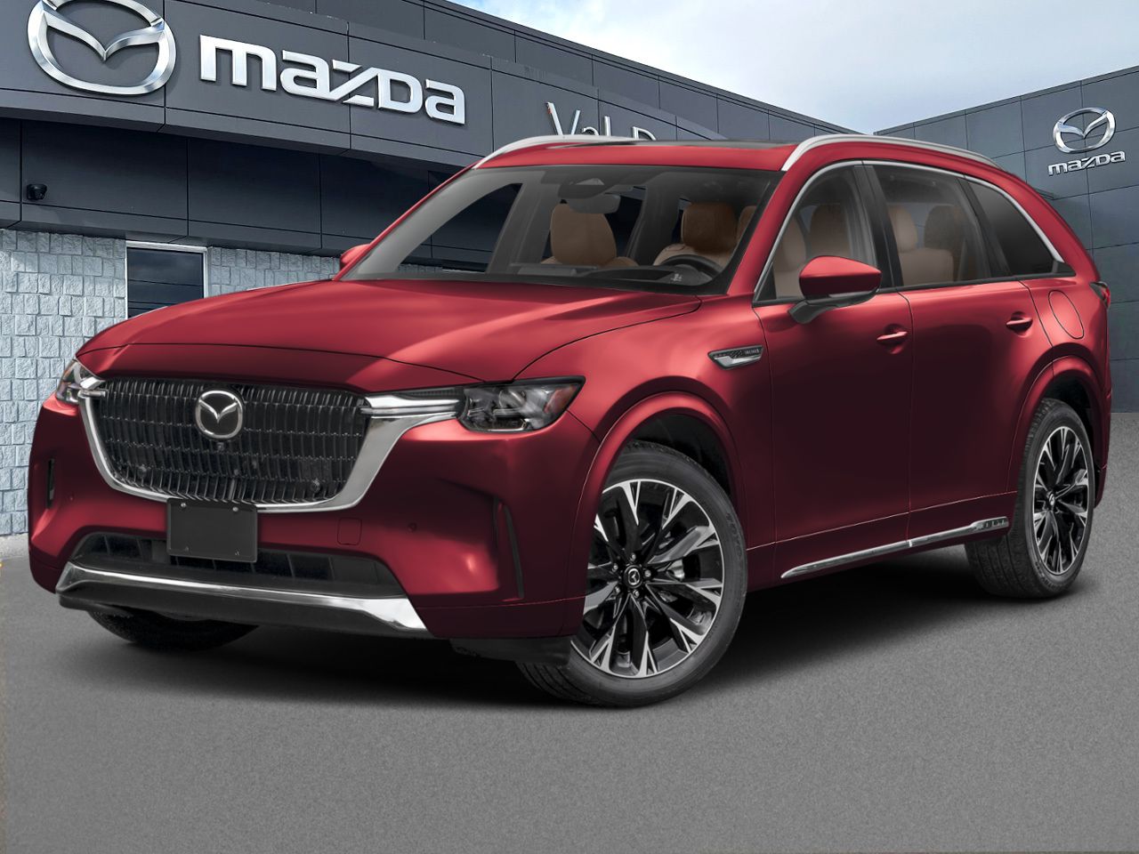 Mazda CX-90 hybride l&eacute;ger Signature TI, 7 passagers, 2026 Rouge Val-David - photo #0