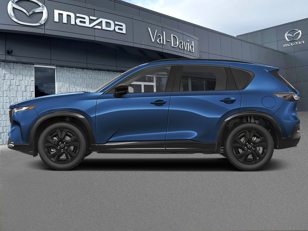2026 Mazda CX-5 GT TI, &Eacute;CRAN TACTILE 12.9 POUCES, SI&Egrave;GES CHAUFFANTS Navy Blue Mica Val-David - photo #1