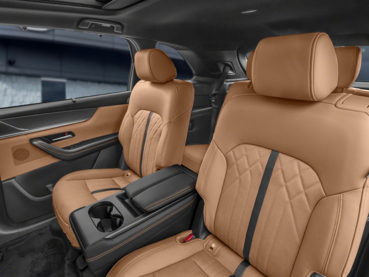 2025 Mazda CX-90 MHEV Signature, 6 passagers, Mode hybride, awd, Toit ouvrant pano, &Eacute;cran 360 pano, cuir Jet Black Mica Val-David - photo #6