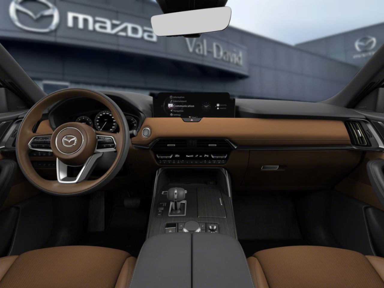 Mazda CX-70 hybride l&eacute;ger Signature TI 2026 Noir de jais mica Val-David - photo #2