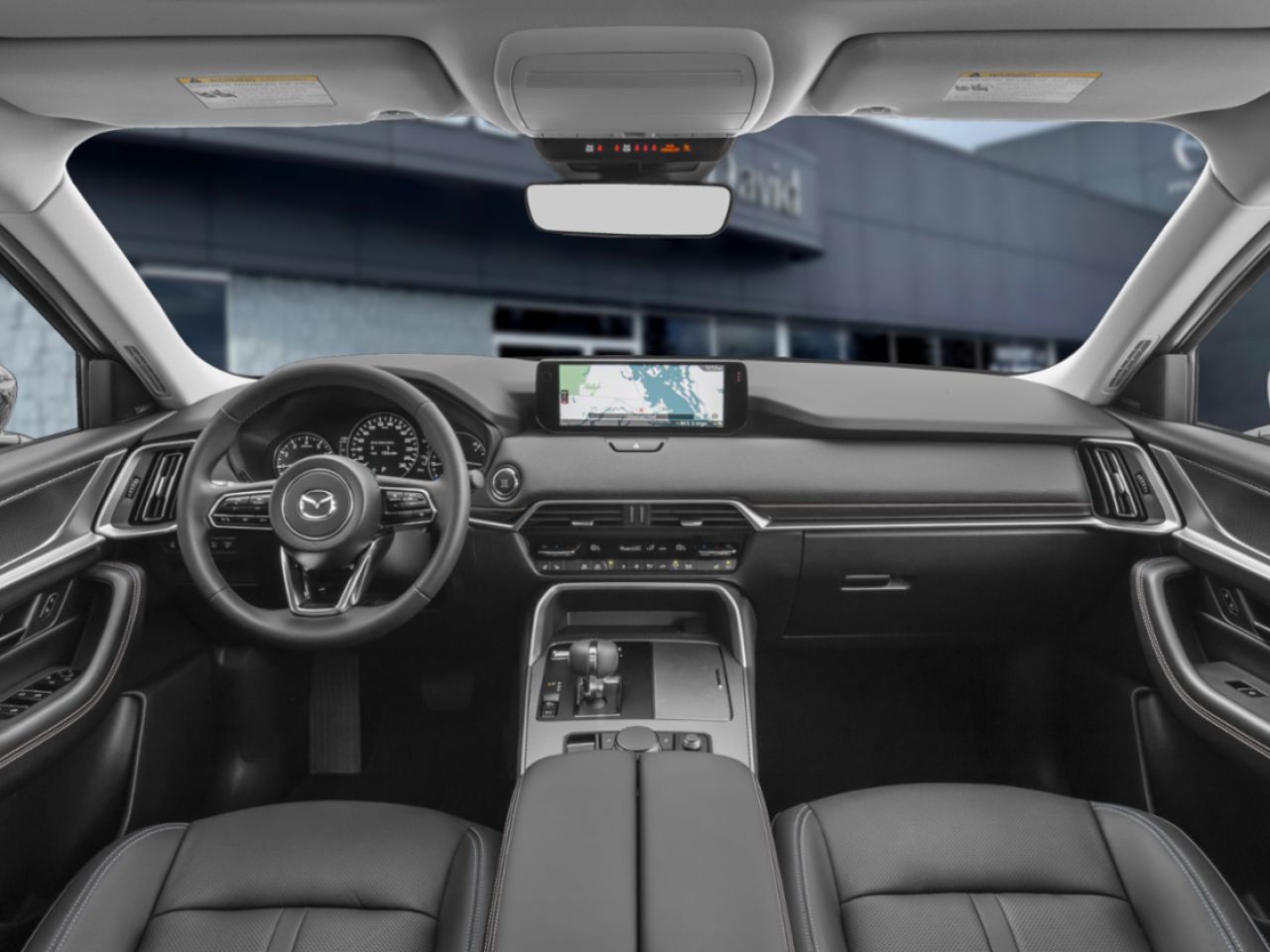 Mazda CX-90 hybride l&eacute;ger GT TI, MHEV 2026 Blanc Val-David - photo #9