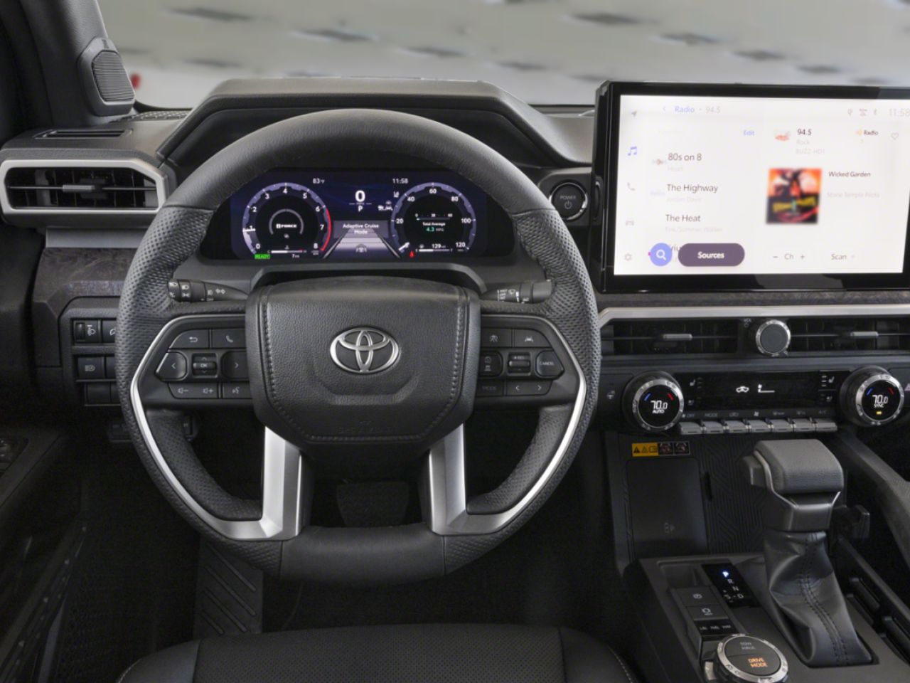 2025 Toyota Tacoma 3TYLC5LN5ST041799 Black Sherbrooke - photo #7