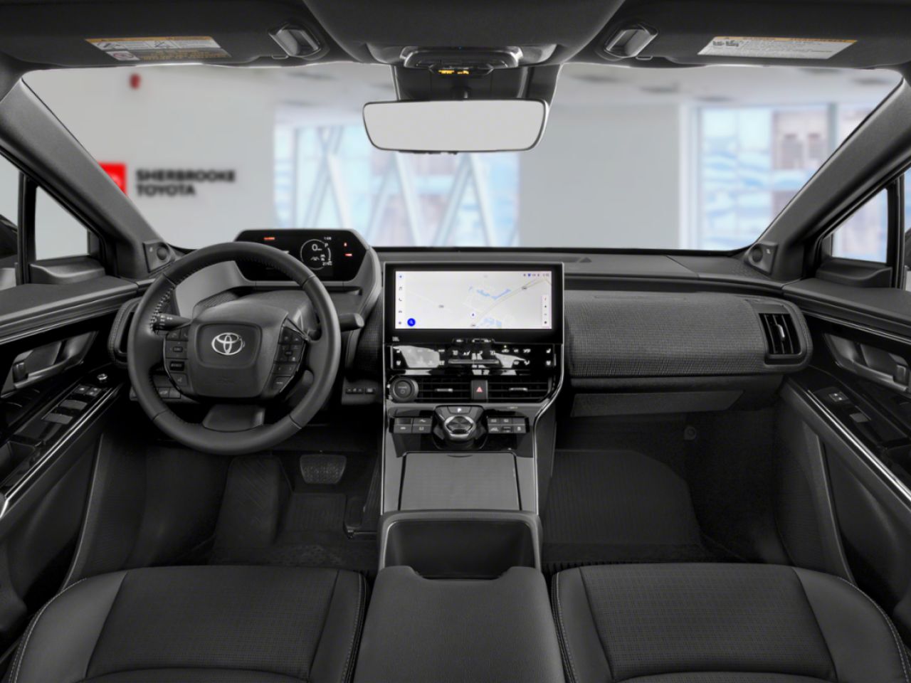 Toyota bZ4X XLE 2025 Frisson glacé nacré avec toit noir Sherbrooke - photo #12
