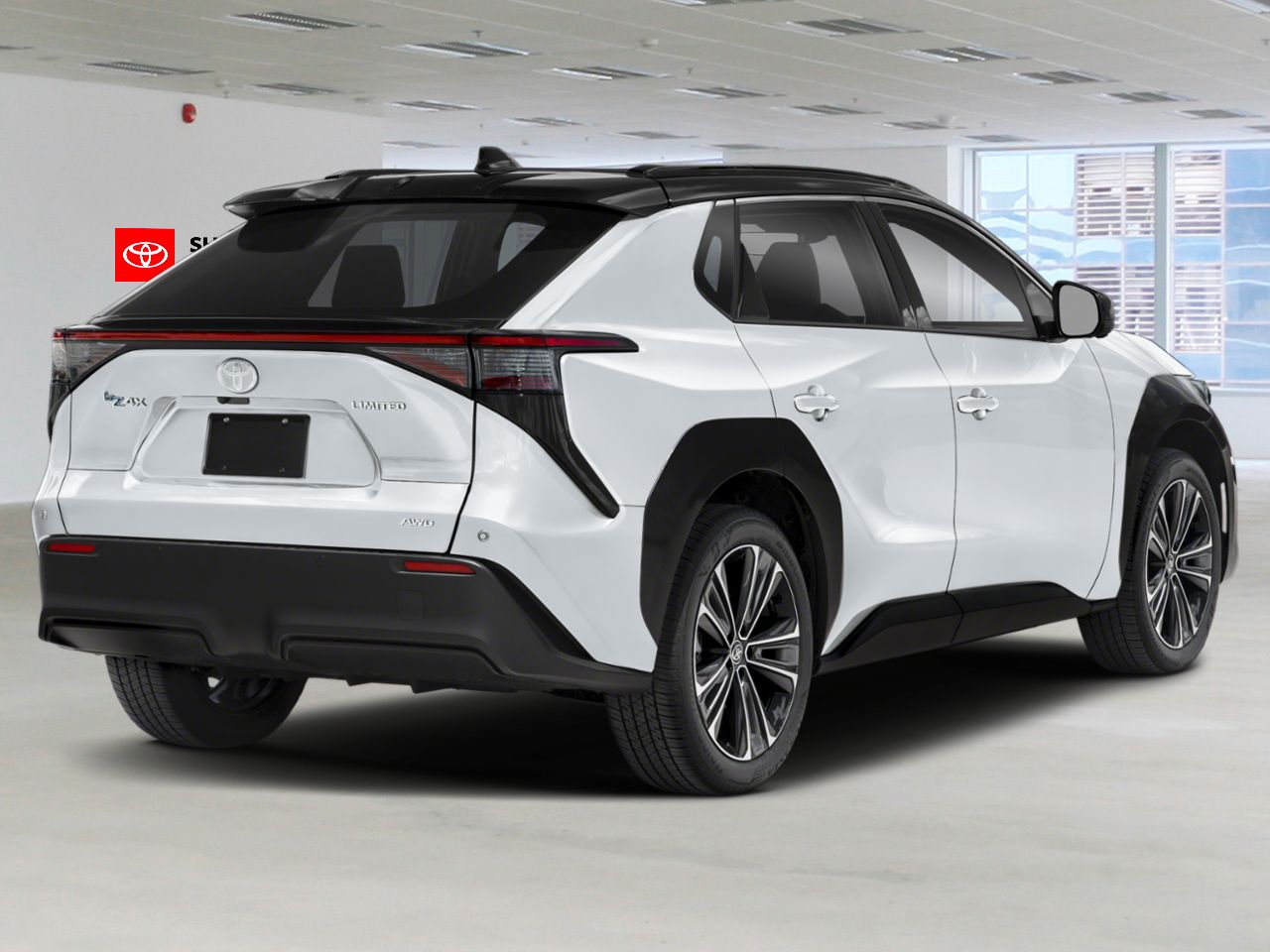 Toyota bZ4X XLE 2025 Frisson glacé nacré avec toit noir Sherbrooke - photo #2