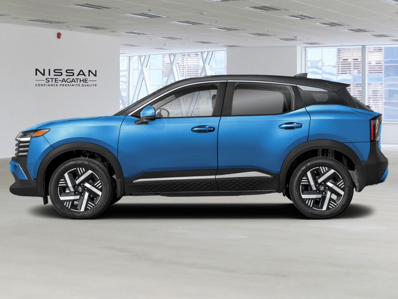 2026 Nissan Kicks Artic Ice Blue Metallic/Super Black Ste-Agathe des Monts - photo #4