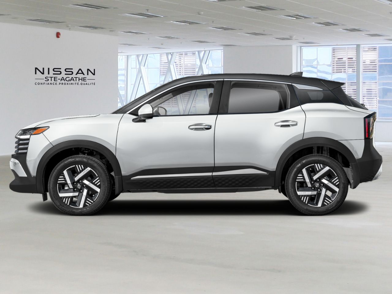 Nissan Kicks 2026 Blanc d'Aspen triple couche/Noir intense Ste-Agathe des Monts - photo #2