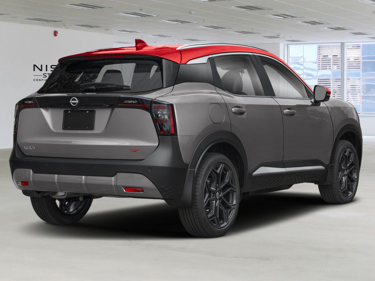 Nissan Kicks 2026 Gris poudre m&eacute;tallis&eacute;/Couche teint&eacute;e Braise &eacute;carlate Ste-Agathe des Monts - photo #2