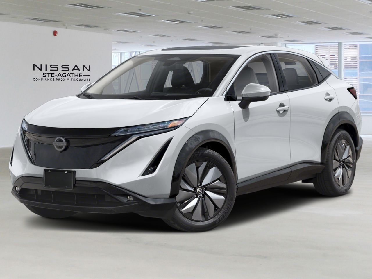 Nissan ARIYA 2026 Blanc Everest nacr&eacute; triple couche Ste-Agathe des Monts - photo #0