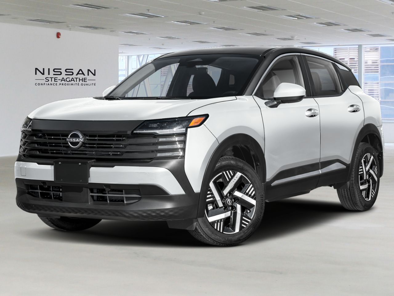 Nissan Kicks 2026 Blanc d'Aspen triple couche/Noir intense Ste-Agathe des Monts - photo #0