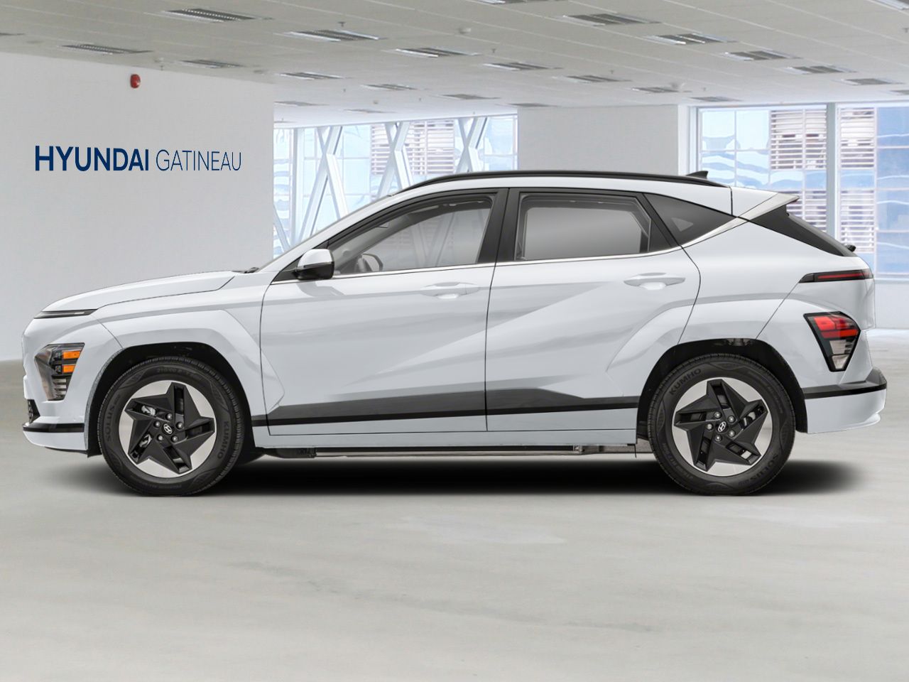 HYUNDAI Kona électrique 2025 Blanc Atlas Gatineau - photo #2