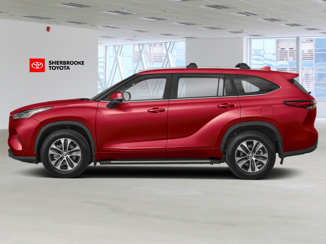 Toyota HIGHLANDER hybride XLE TI 2026 Rouge Sherbrooke - photo #1