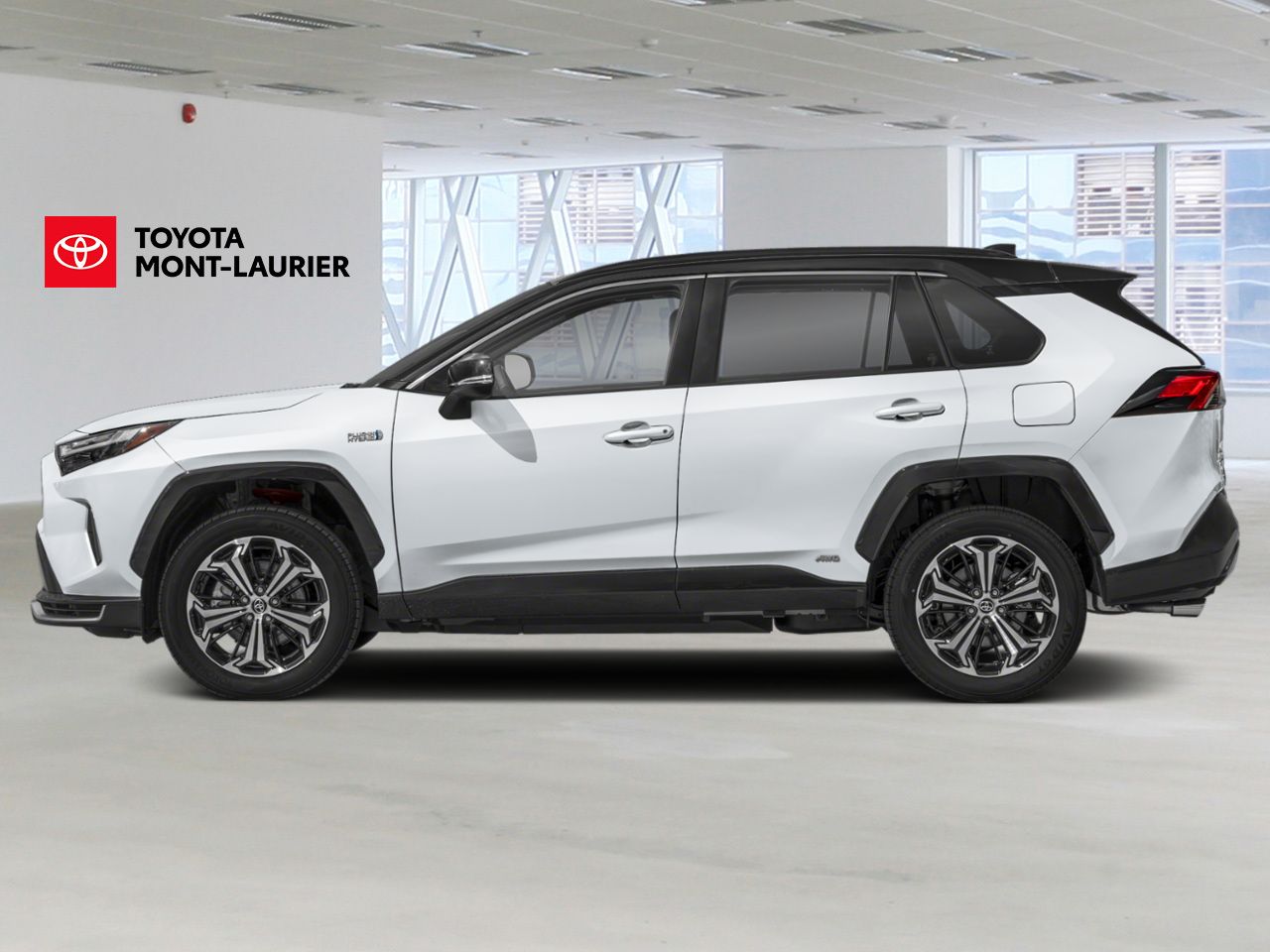 2025 Toyota RAV4 Plug-In Hybrid Wind Chill Pearl w/Black Roof Mont-Laurier - photo #2