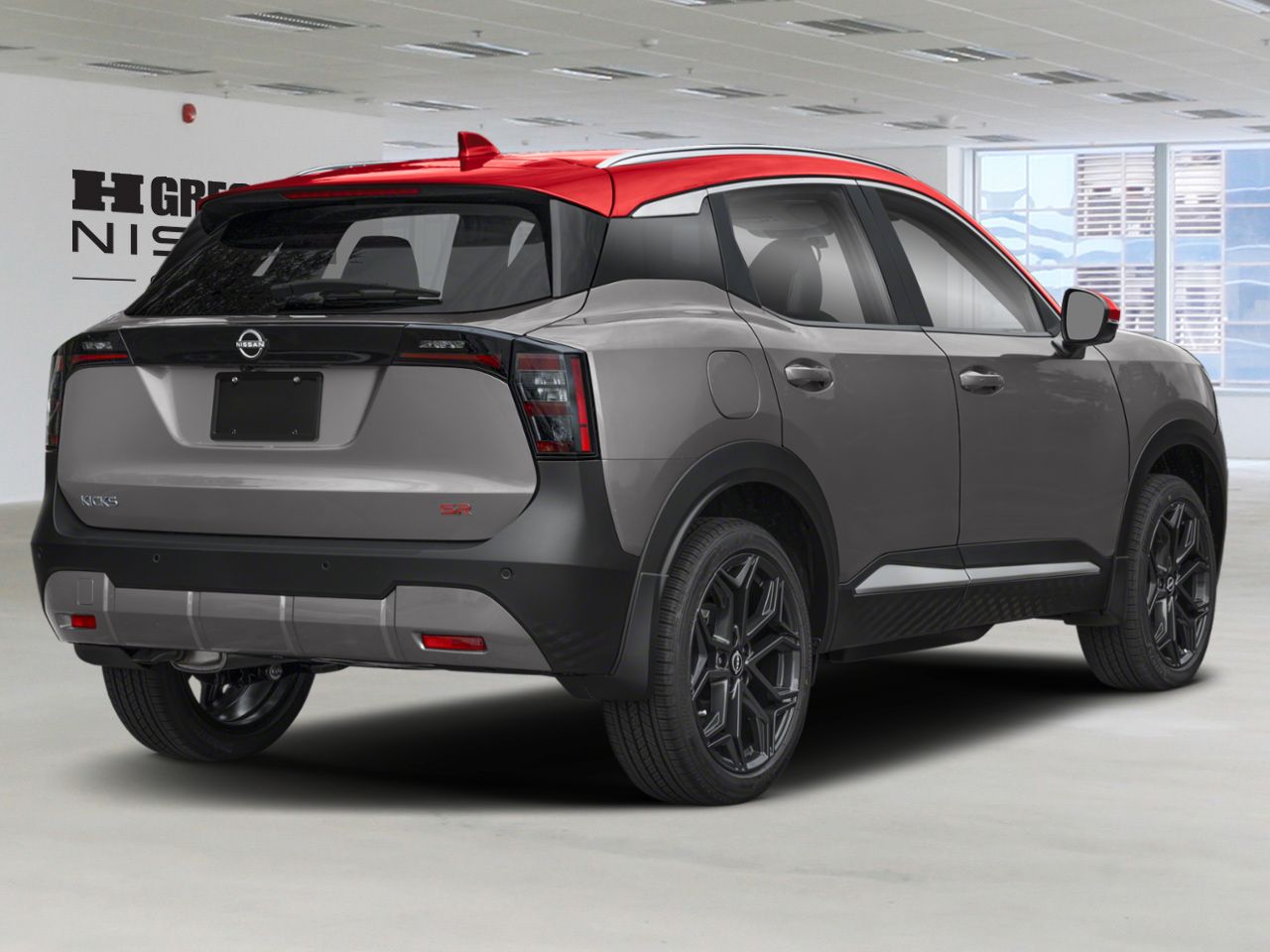 2026 Nissan Kicks Gun Metal Metallic/Scarlet Ember Tintcoat Laval - photo #2