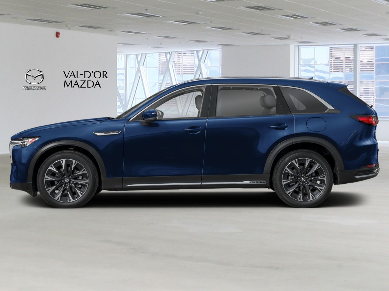 MAZDA CX-90 hybride rechargeable 2642 | GT TI 2026 Bleu cristal fonc&eacute; mica Val-d'Or - photo #1