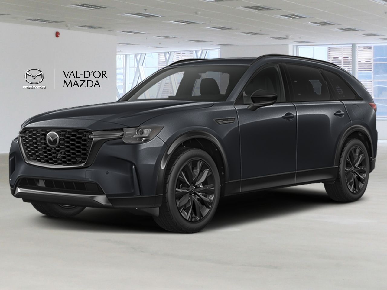 MAZDA CX-90 hybride l&eacute;ger 2662 | GT-P TI 2026 Noir de jais mica Val-d'Or - photo #0