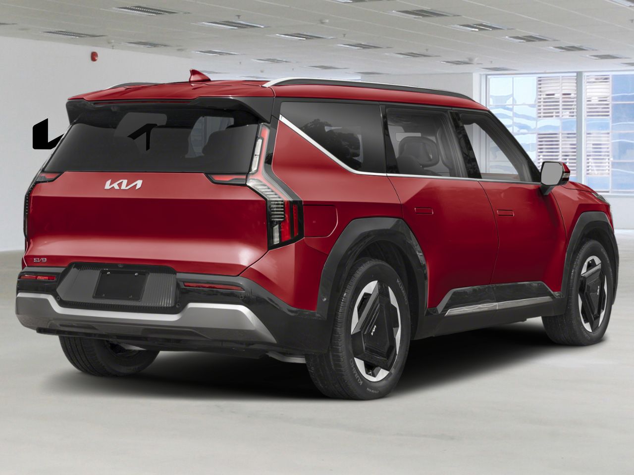 2026 KIA EV9 Flare Red Nantes - photo #1