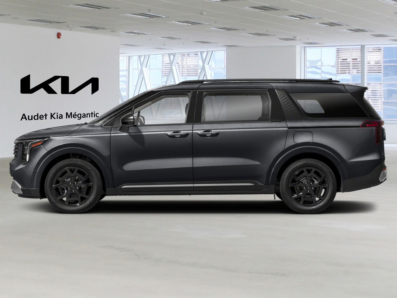 2026 KIA Carnival Hybrid Thunder Grey Nantes - photo #1