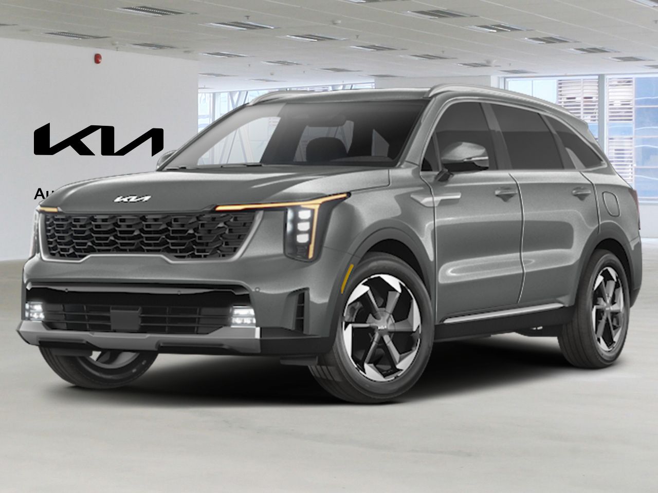 Kia Sorento hybride rechargeable 2026 Gris acier Nantes - photo #0