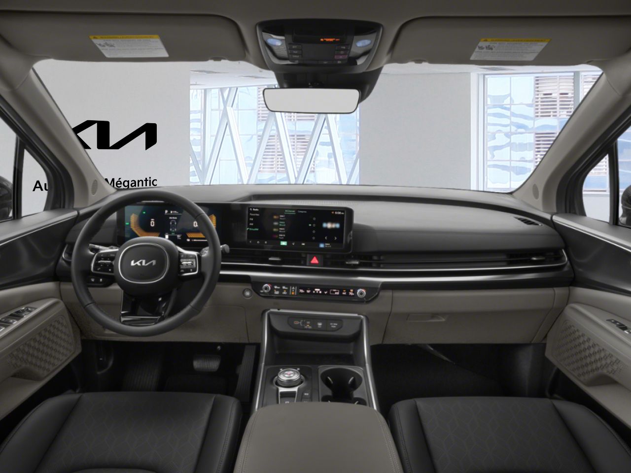 Kia Carnival hybride 2026 Blanc neige nacr&eacute; Nantes - photo #5