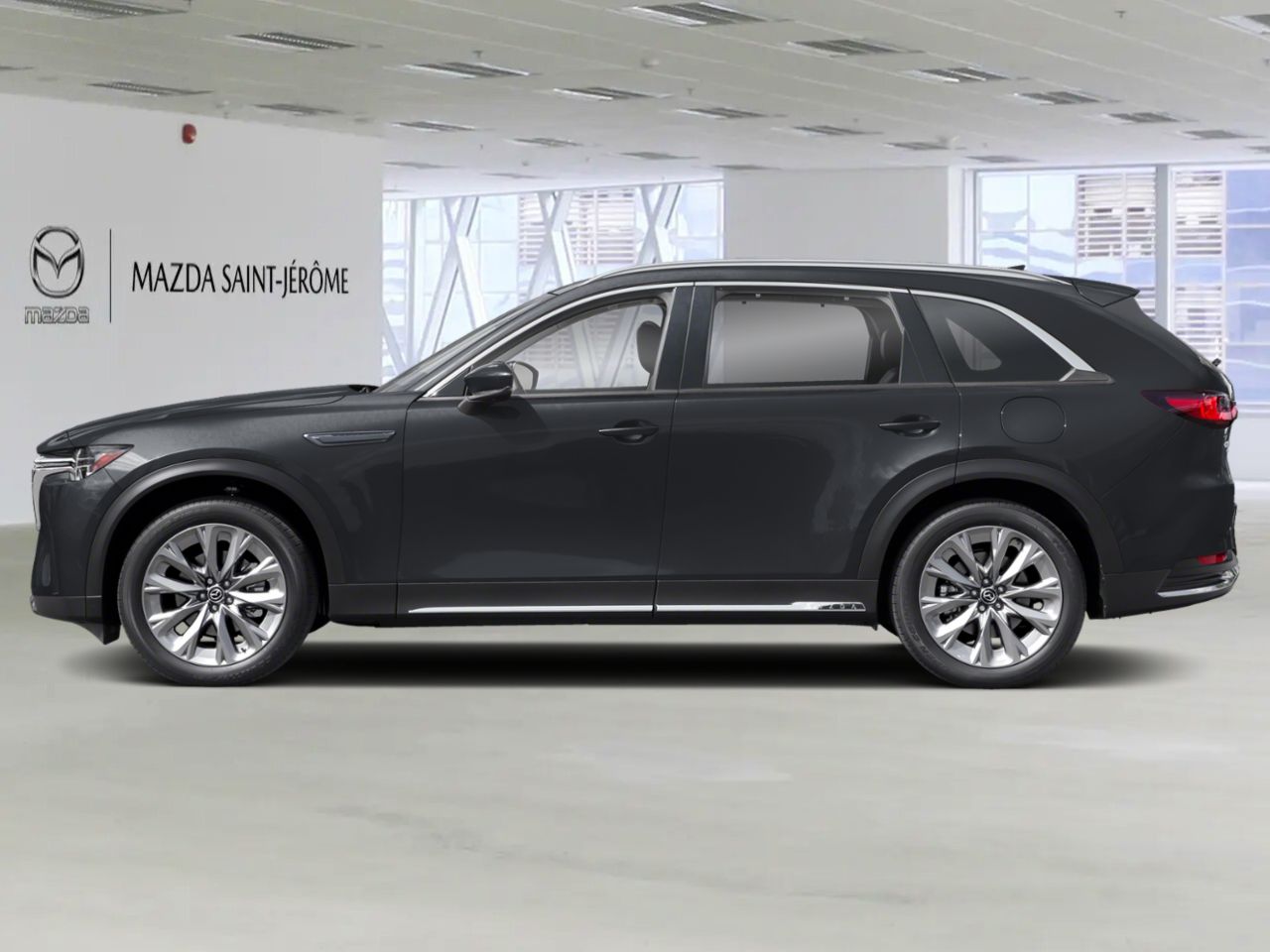 MAZDA CX-90 hybride l&eacute;ger GT TI 2026 Noir de jais mica Saint-J&eacute;r&ocirc;me - photo #2