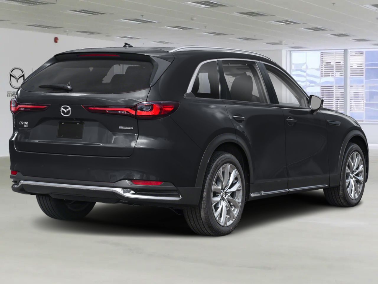 MAZDA CX-90 hybride l&eacute;ger GT TI 2026 Noir de jais mica Saint-J&eacute;r&ocirc;me - photo #1