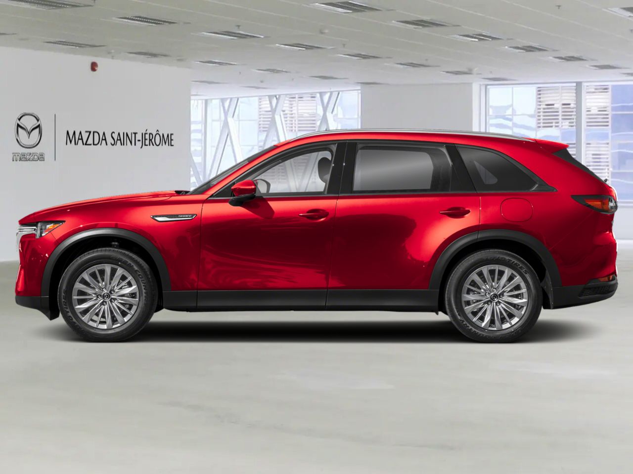 MAZDA CX-90 hybride rechargeable GS-L TI 2026 Rouge vibrant cristal m&eacute;tallis&eacute; Saint-J&eacute;r&ocirc;me - photo #1