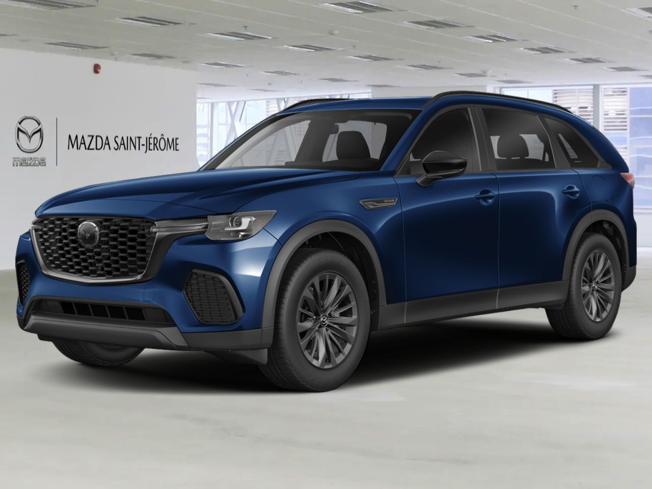 MAZDA CX-70 hybride l&eacute;ger GS-L TI 2026 Bleu cristal fonc&eacute; mica Saint-J&eacute;r&ocirc;me - photo #0