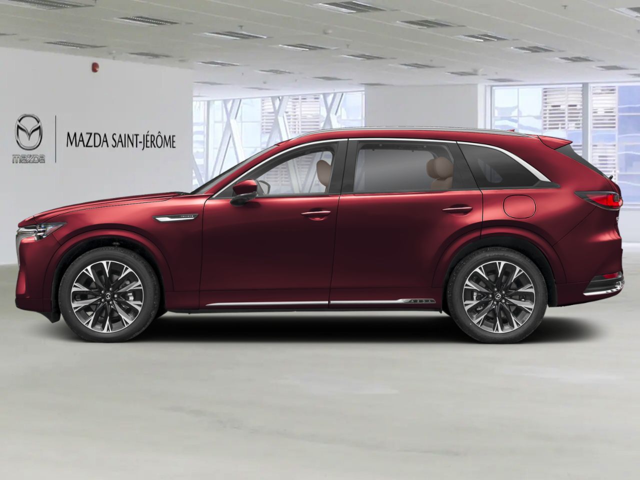 MAZDA CX-90 MHEV SIGNATURE Signature TI 2026 ROUGE ARTISANAL M&Eacute;TALLIS&Eacute;-BLANC PUR Saint-J&eacute;r&ocirc;me - photo #1