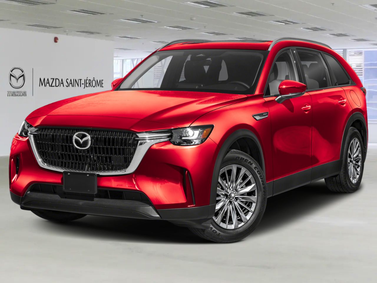 MAZDA CX-90 hybride rechargeable GS-L TI 2026 Rouge vibrant cristal m&eacute;tallis&eacute; Saint-J&eacute;r&ocirc;me - photo #0