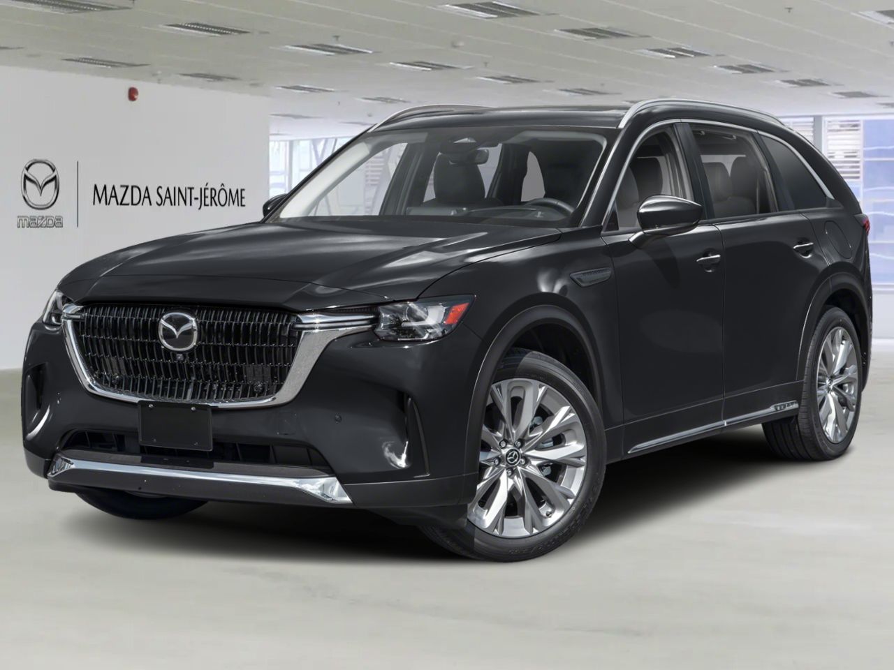 MAZDA CX-90 hybride l&eacute;ger GT TI 2026 Noir de jais mica Saint-J&eacute;r&ocirc;me - photo #0
