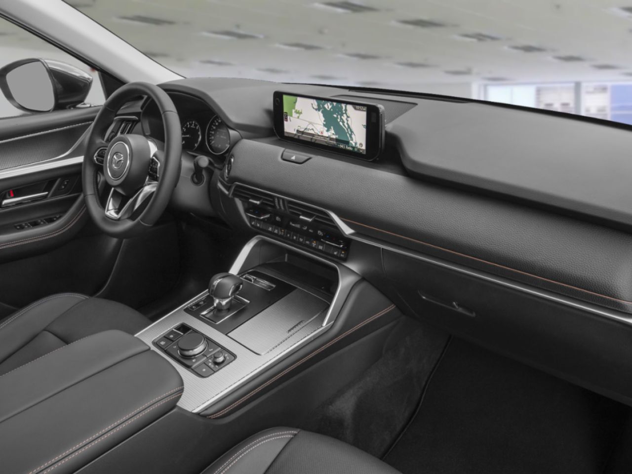MAZDA CX-90 hybride l&eacute;ger GT TI 2026 Noir de jais mica Saint-J&eacute;r&ocirc;me - photo #12