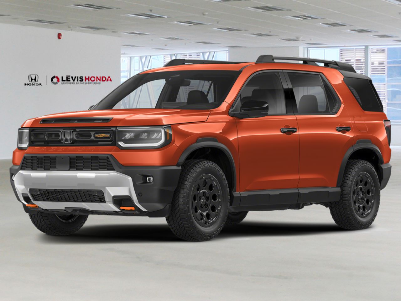 Honda PASSPORT TRAILSPORT TOURING BLACKOUT PASSPORT TRAILSPORT TOURING BLACKOUT 2026 Orange L&eacute;vis - photo #0