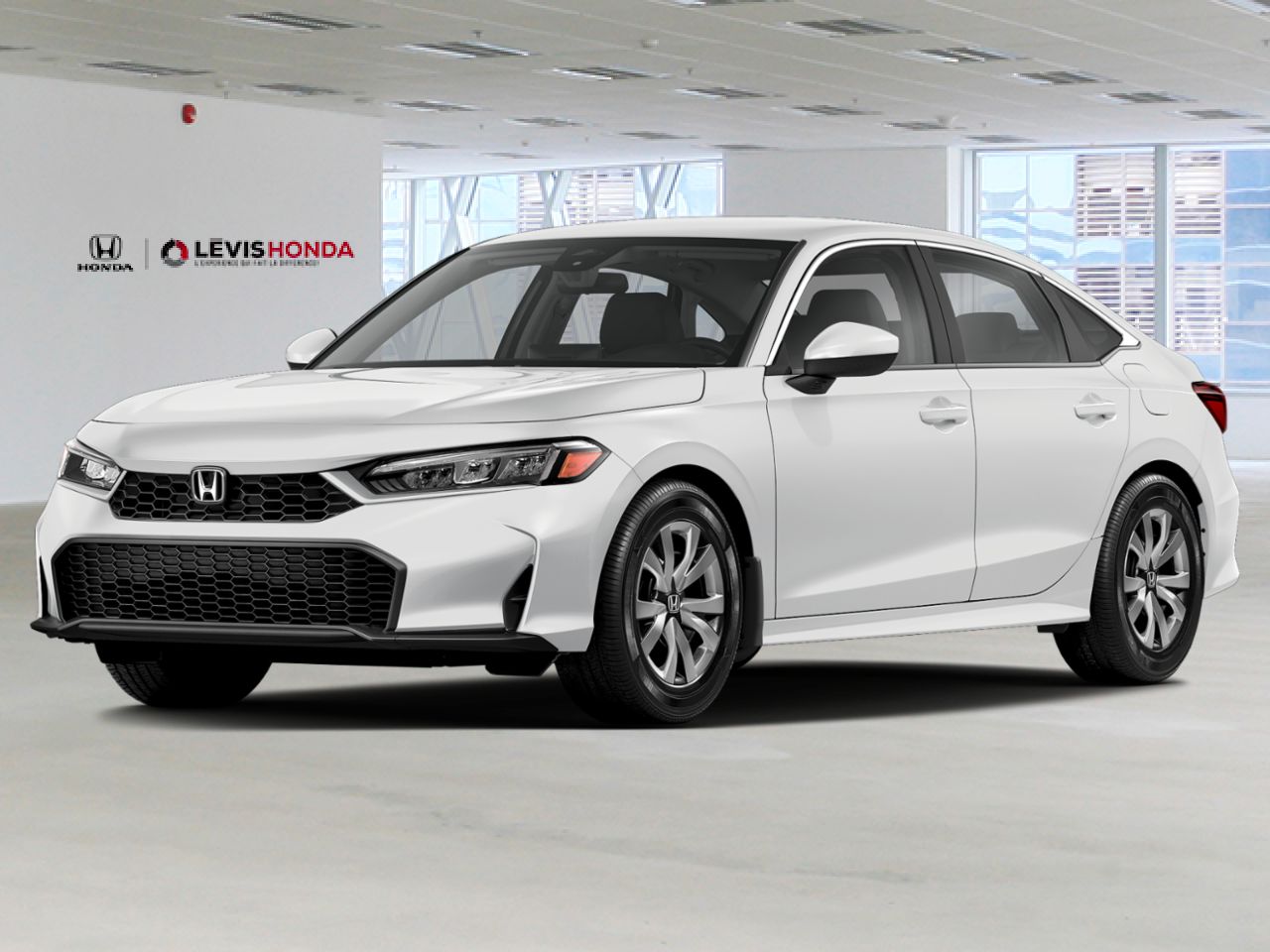 Honda Civic Berline CIVIC SDN LX 2026 Blanc platine nacr&eacute; L&eacute;vis - photo #0
