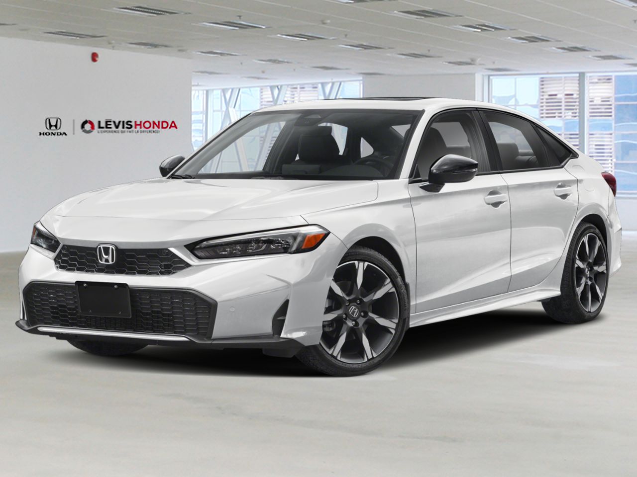2026 HONDA Civic Sedan Hybrid Sport Touring eCVT Platinum White Pearl L&eacute;vis - photo #0