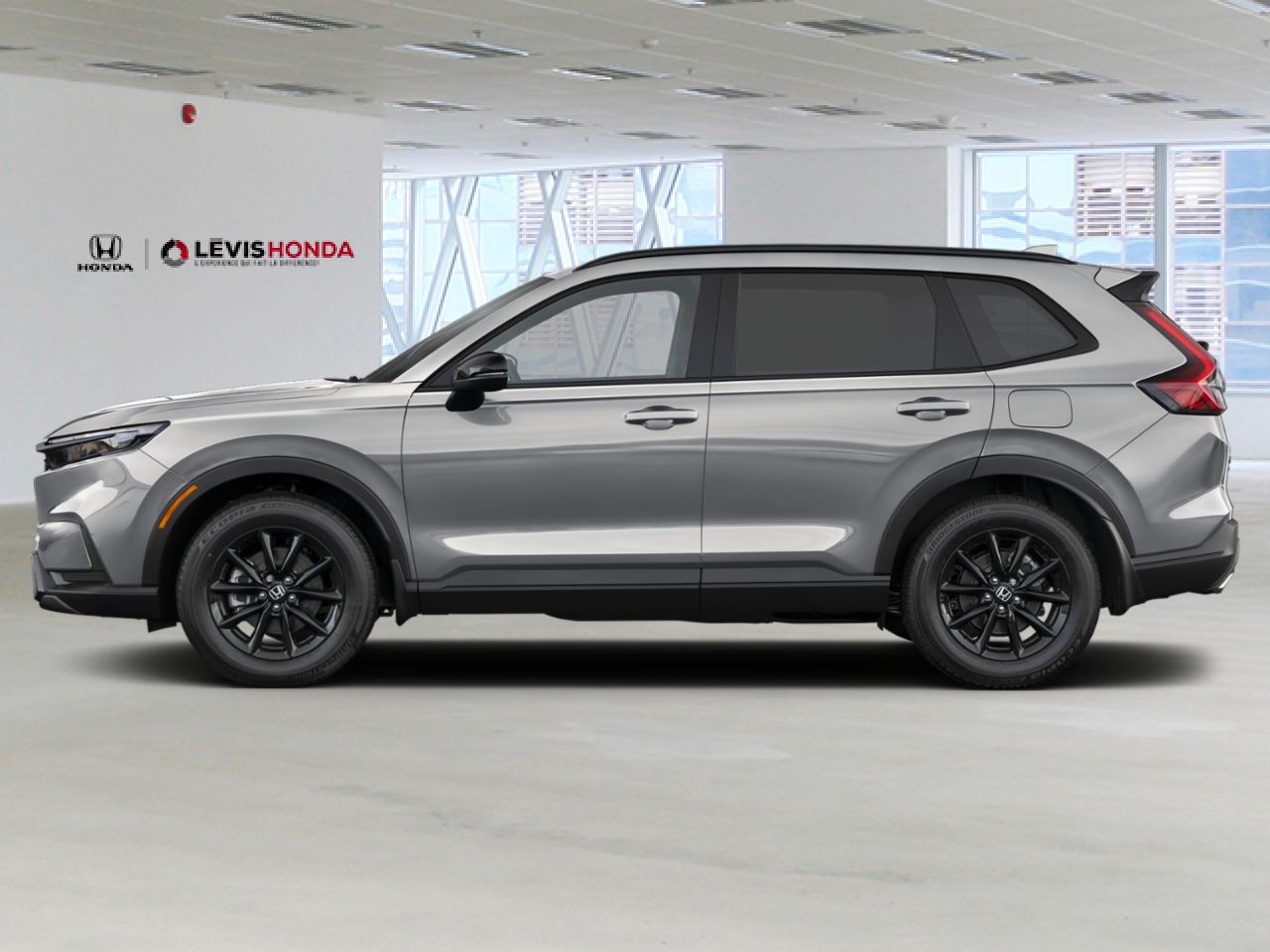 HONDA CR-V hybride Sport Traction Int&eacute;grale 2026 Argent reflet solaire m&eacute;tallis&eacute; L&eacute;vis - photo #1