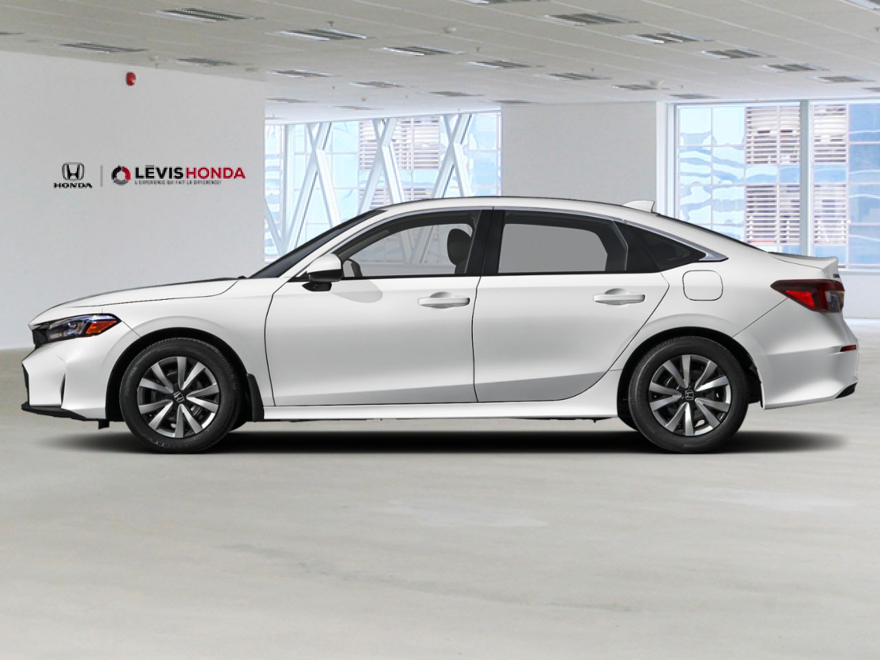 2026 Honda Civic Sedan CIVIC SDN LX Platinum White Pearl L&eacute;vis - photo #2