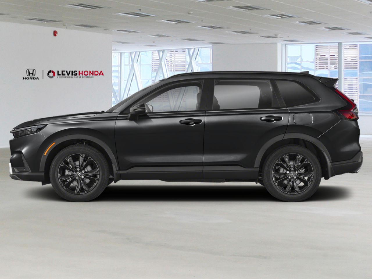 HONDA CR-V hybride 2026 Noir cristal nacr&eacute; L&eacute;vis - photo #3