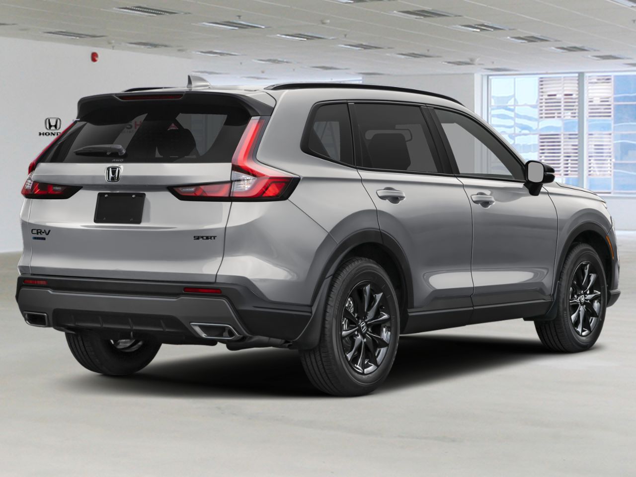 HONDA CR-V hybride Sport Traction Int&eacute;grale 2026 Argent reflet solaire m&eacute;tallis&eacute; L&eacute;vis - photo #2