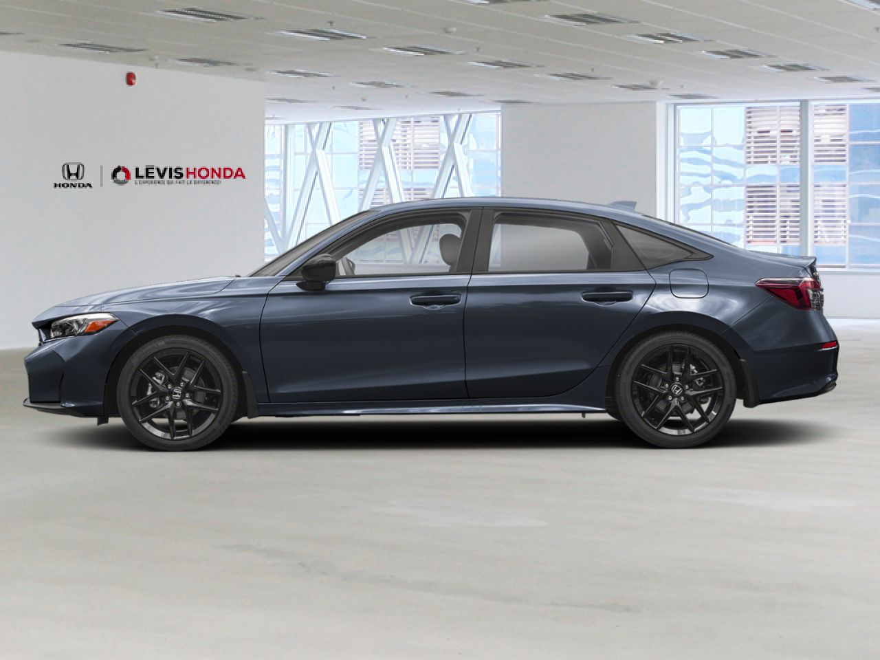 HONDA CIVIC SDN SPORT HYBRID Sport eCVT 2026 GRIS M&Eacute;T&Eacute;ORITE M&Eacute;TALLIS&Eacute;(NH-904M)-GRIS L&eacute;vis - photo #2