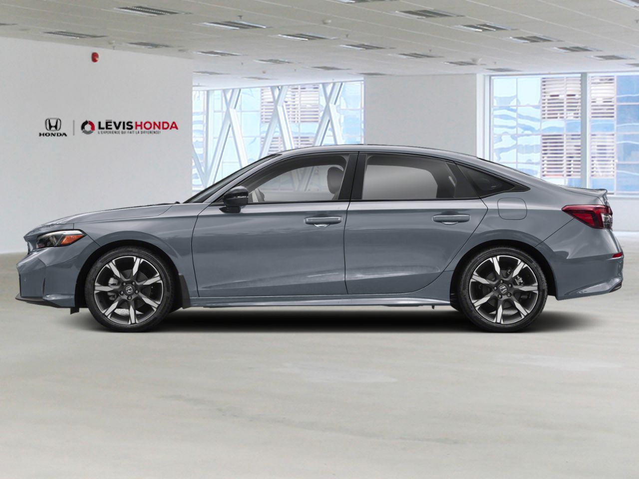 2026 Honda Civic Sedan Hybrid CIVIC SDN TOURING HYBRID Urban Grey Pearl L&eacute;vis - photo #2