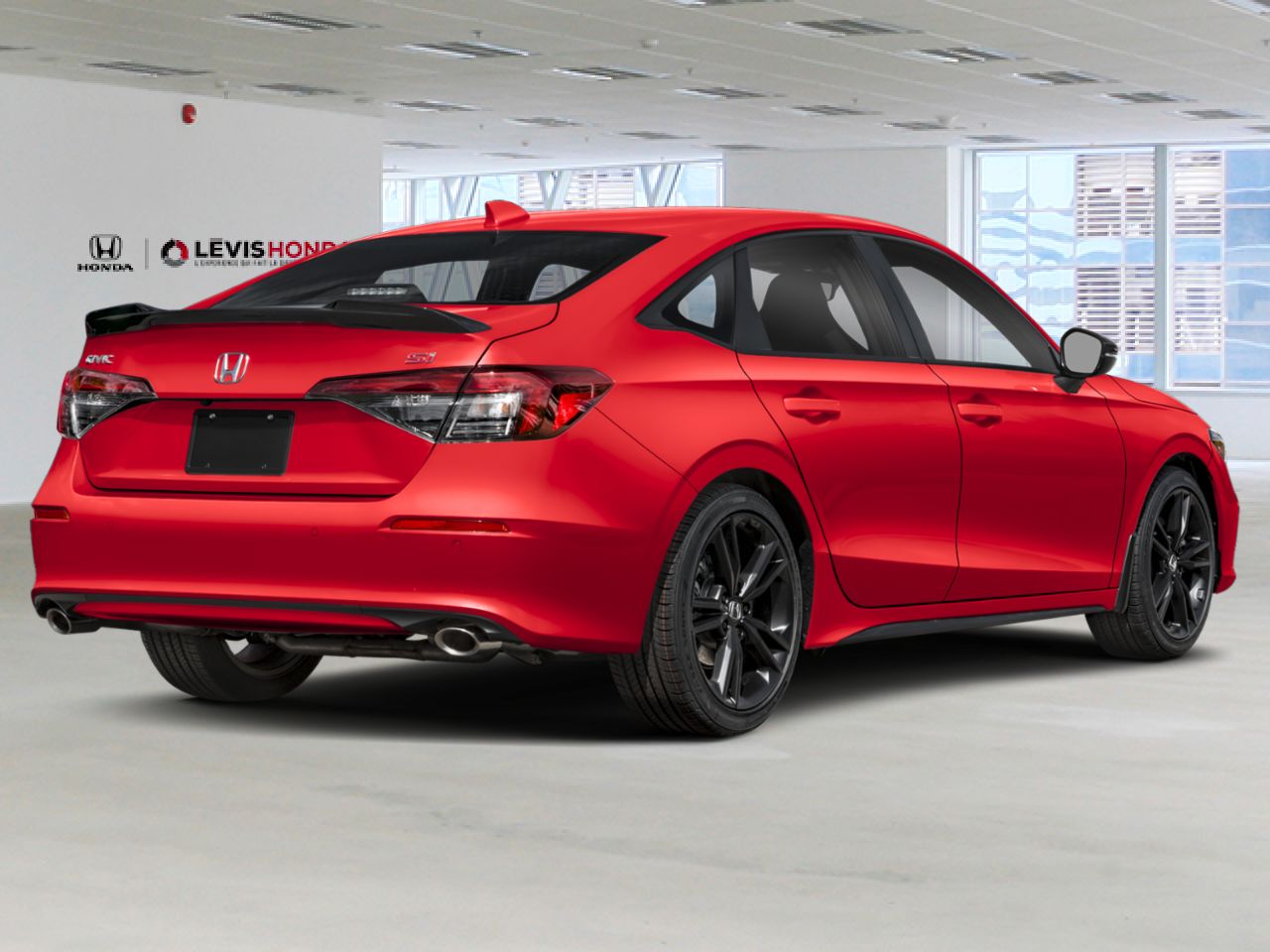 2026 HONDA Civic Si Sedan Rallye Red L&eacute;vis - photo #2