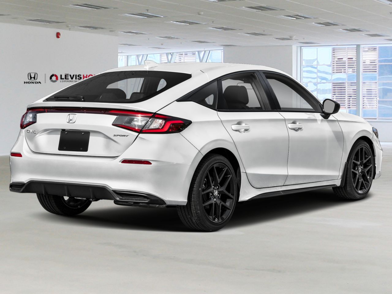 2025 HONDA Civic Hatchback Platinum White Pearl L&eacute;vis - photo #2