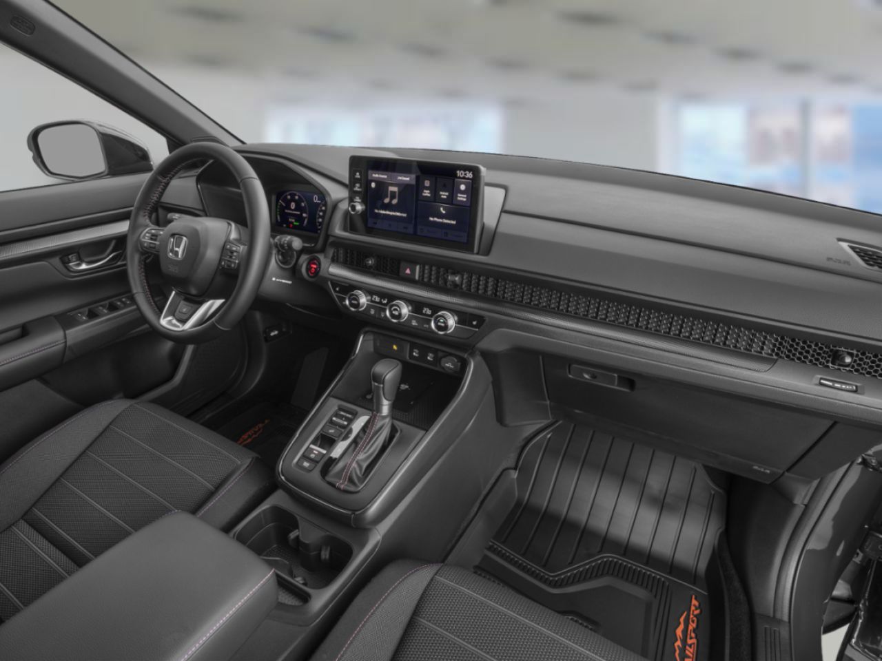 HONDA CR-V hybride TrailSport TI 2026 Vert cendr&eacute; m&eacute;tallis&eacute; L&eacute;vis - photo #3