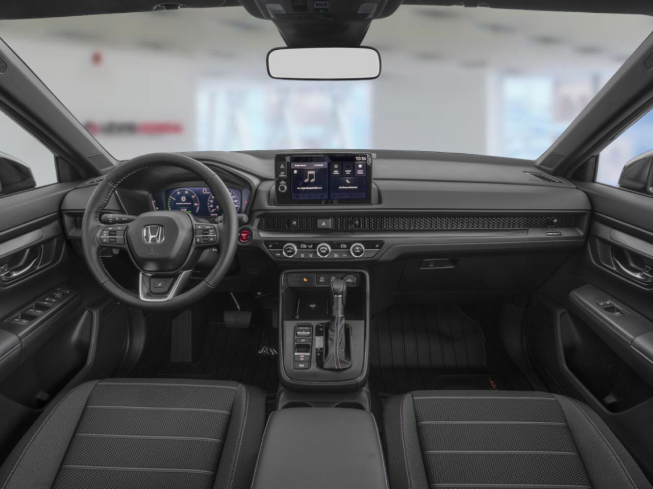 HONDA CR-V hybride TrailSport TI 2026 Vert cendr&eacute; m&eacute;tallis&eacute; L&eacute;vis - photo #11