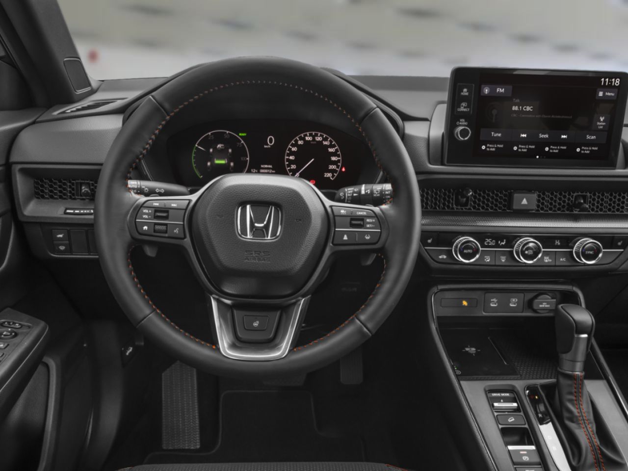 HONDA CR-V hybride 2026 Noir cristal nacr&eacute; L&eacute;vis - photo #6