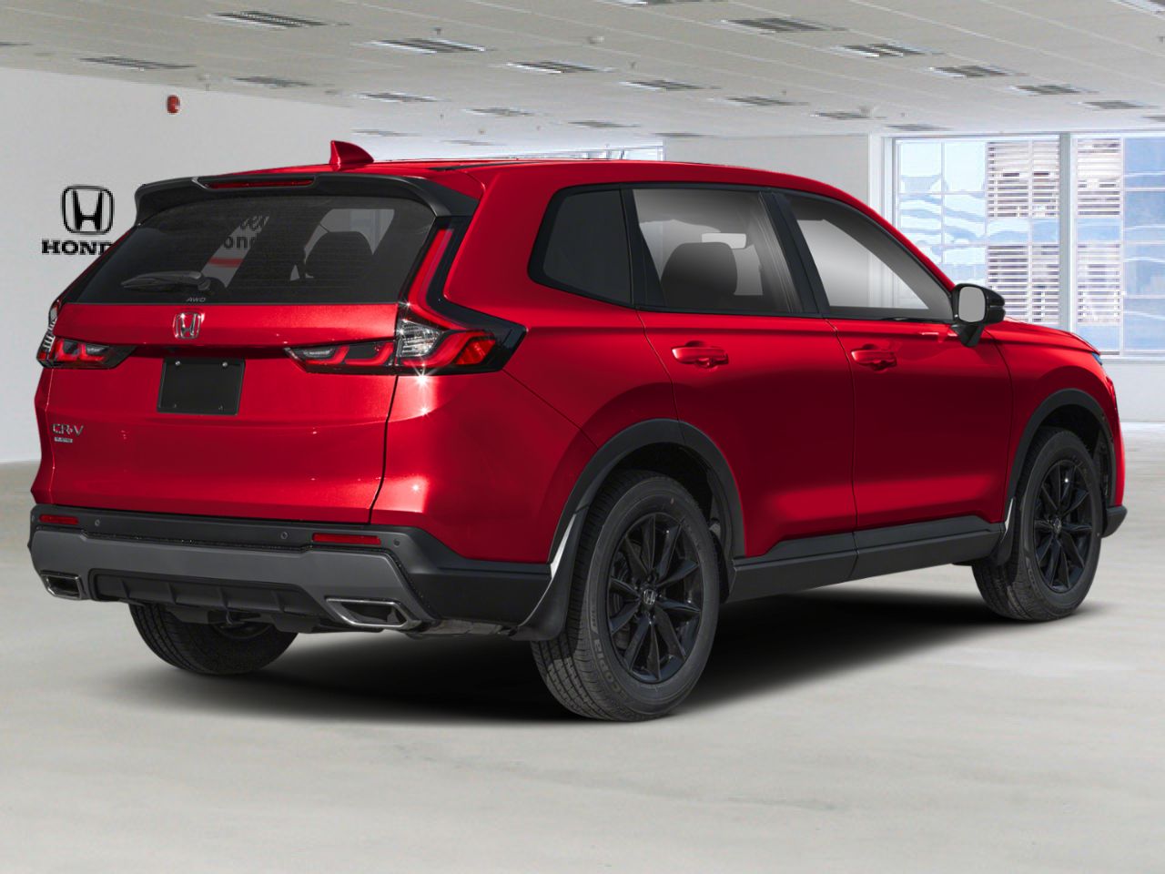 Honda CR-V hybride EX-L Traction Int&eacute;grale 2026 Rouge Gatineau - photo #2