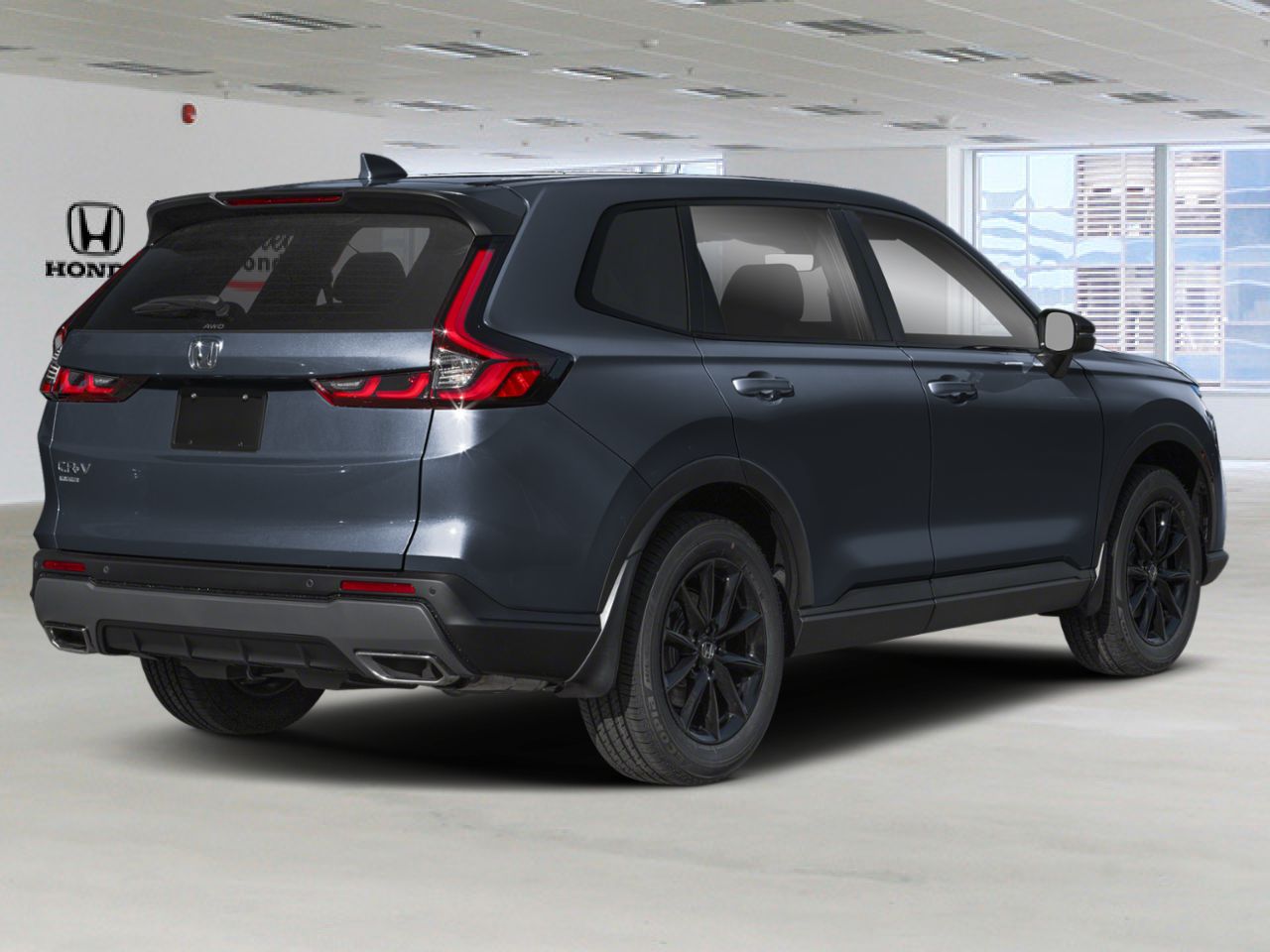 Honda CR-V hybride EX-L Traction Int&eacute;grale 2026 Gris Gatineau - photo #2