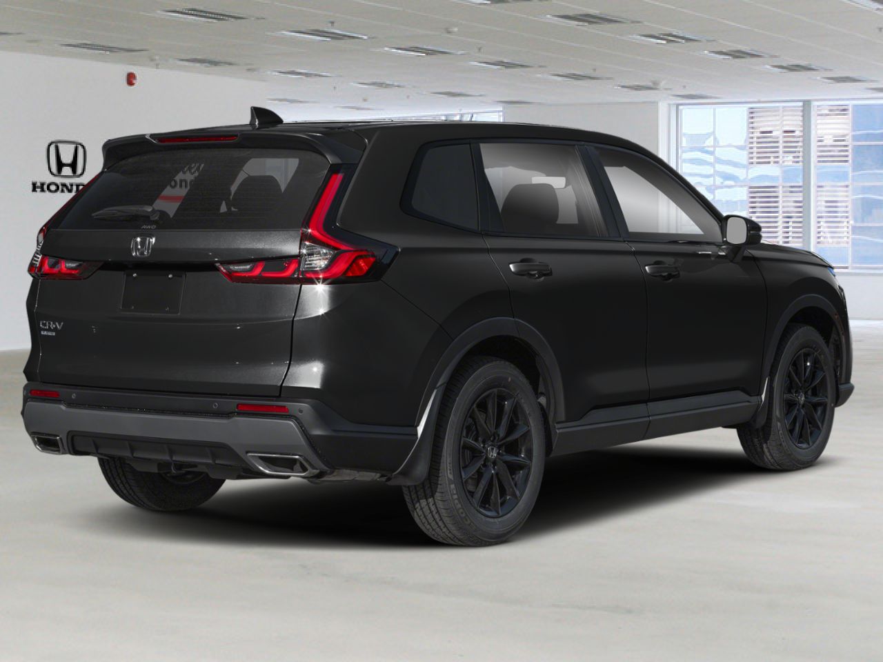 Honda CR-V hybride EX-L Traction Int&eacute;grale 2026 Noir Gatineau - photo #2